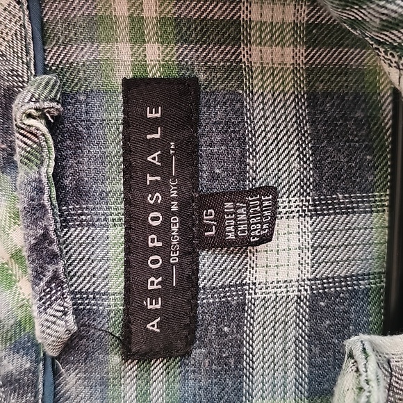 Super comfy, Aeropostale, plaid, button down, shirt - Picture 2 of 4